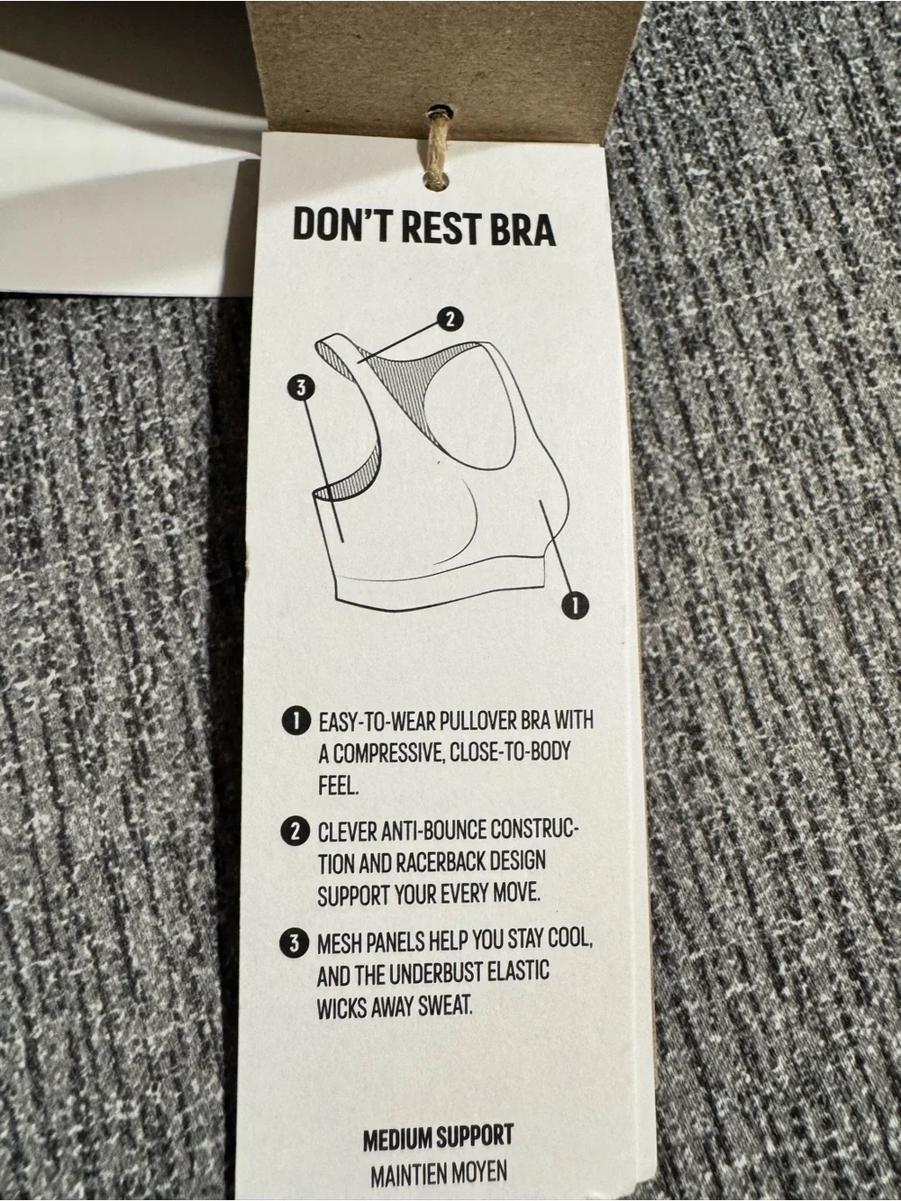 Adidas Women’s Don’t Rest Black Sports Bra
